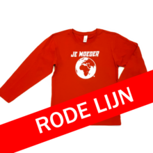 rode lijn shirt kids