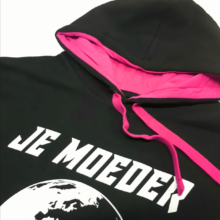 Hoodie-pink-unisex-JM-detail