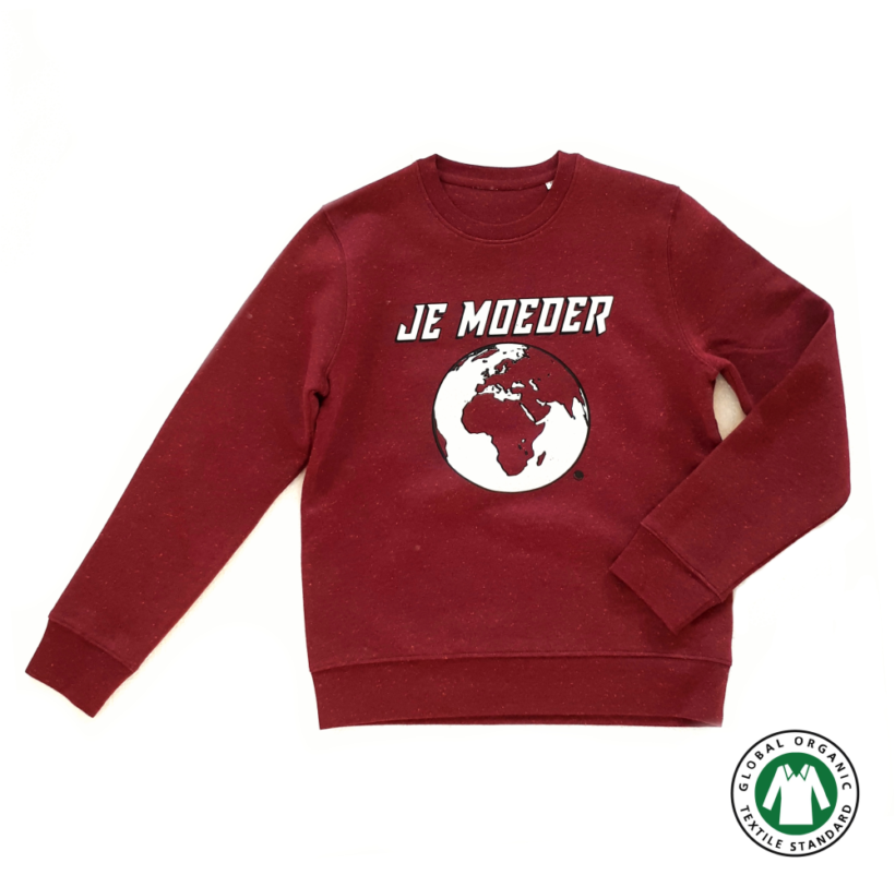 Bio-sweater-unisex-bordeaux-JM