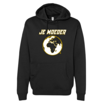 hoodie goudenrand zwart